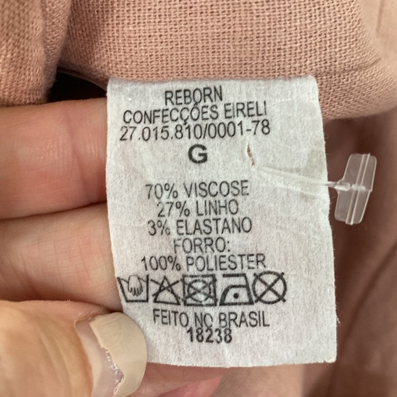 Brazilian cropped top with wrap bishop sleeves - Picture 11 of 11